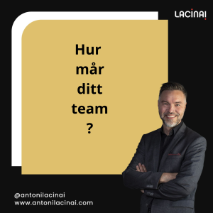 Antoni Lacinai, föreläsare och expert på kommunikation och motivation.