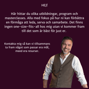 Antoni Lacinai utbildningar masterclasses
