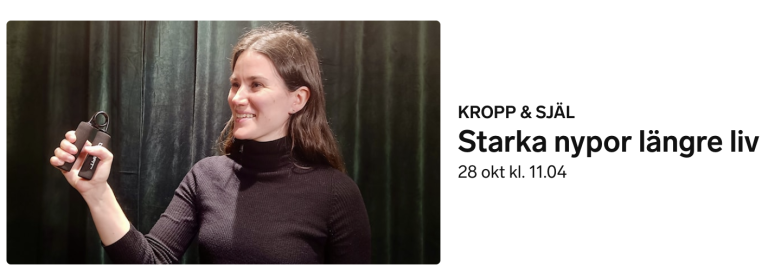 Antoni Lacinai i P1 Kropp & Själ